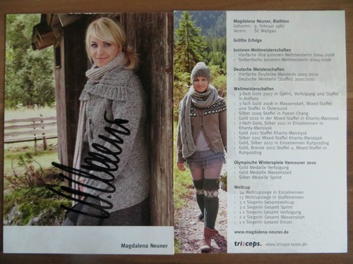 Hand signed postcard - hand, autograph