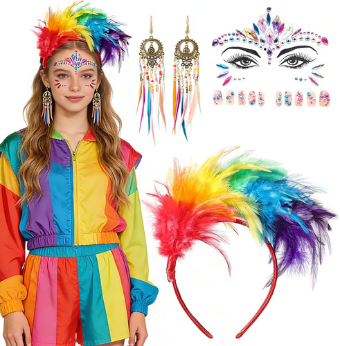 Regenbogen haarreif bunte - regenbogen,