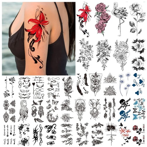 Blätter temporäre tattoos - temporäre,