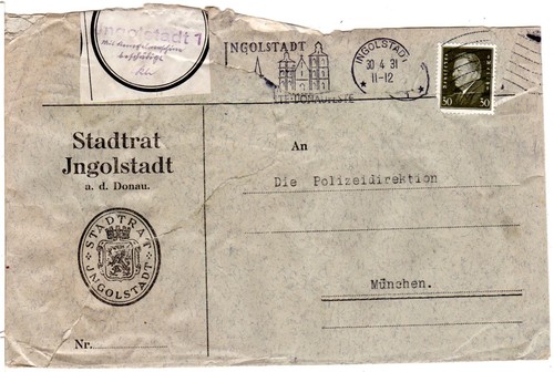 1931 mit stempelmaschine - 1931,,
