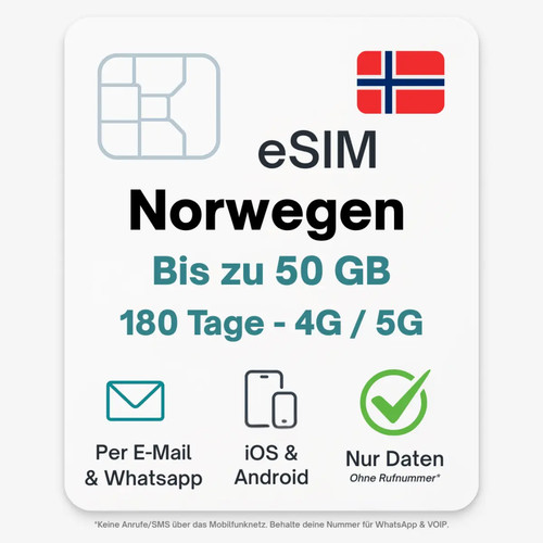 Norwegen esim datentarif - norwegen,