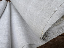 Ballen handgewebtes  mittelgrobes  Leinen  7,00/0,65 Meter um 1900