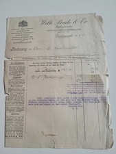 Rechnung Wilhelm Bade & Co