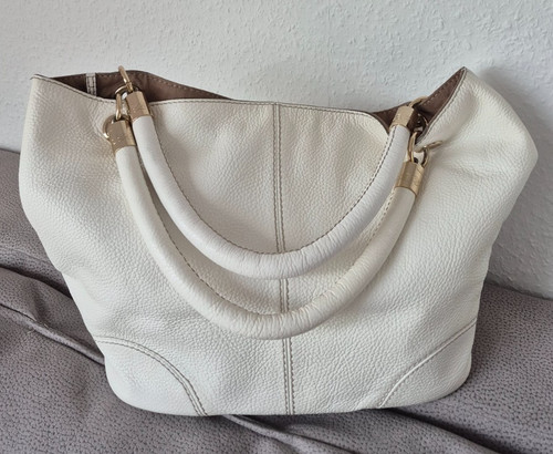 Lancel paris ledertasche weiß - lancel,