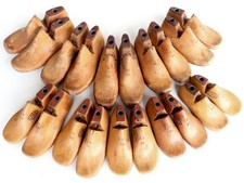 10 PAAR KINDER SCHUHLEISTEN Gr. 23-32 SCHUSTERLEISTEN ANTIK SAMMLER HOLZLEISTEN