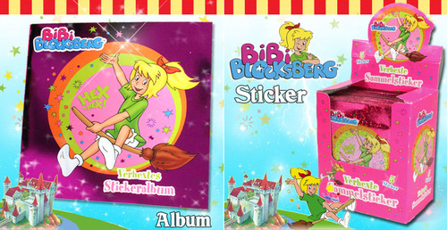 Bibi blocksberg sticker blue - sticker,