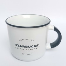 STARBUCKS ©2017 Sammeltasse Mug SEATTLE WA EST 1971 Blue Ring / blau weiss