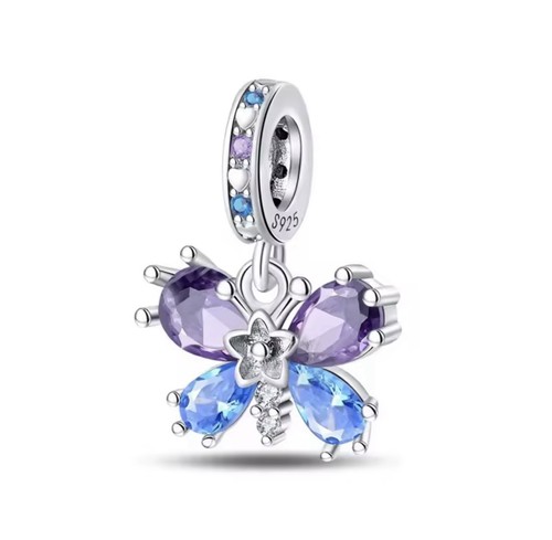 Lila murano glas schmetterling - murano,