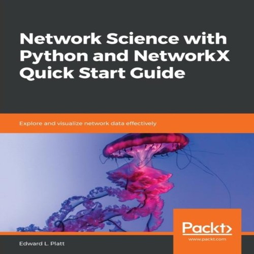 Network science with - with, python