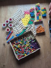 Konvolut "Lorenz Baufix" Heros Constructor, über 430 Teile!