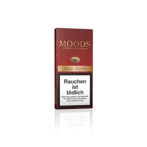 Dannemann moods gold filter - gold,