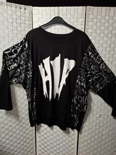 Shirt schwarz weiß silber ca 50 52 54  ungetragen Pomme Rouge