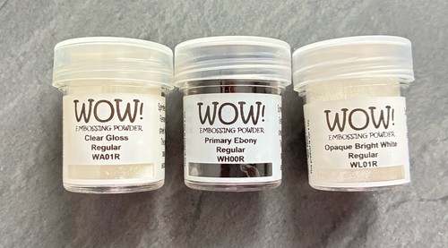 Stampin wow embossing - up,