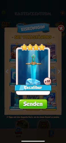 Coin master karte excalibur - coin,