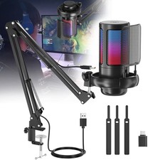 Gaming USB Mikrofon PC RGB