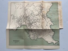 Antiker Straßenplan Stadtplan