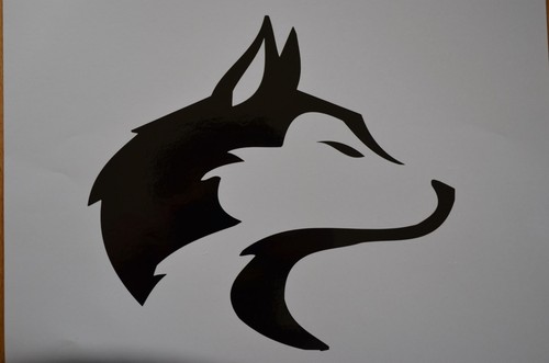 Wolf aufkleber sticker - wolf,