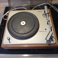 RFT Plattenspieler Favorit e   Bastler Teller dreht