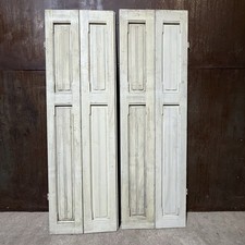 1 Paar alte Fensterläden, Klappläden, Jugendstil um 1920 / H159 B100 S2,7cm
