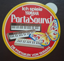 Aufkleber "YAMAHA PortaSound"