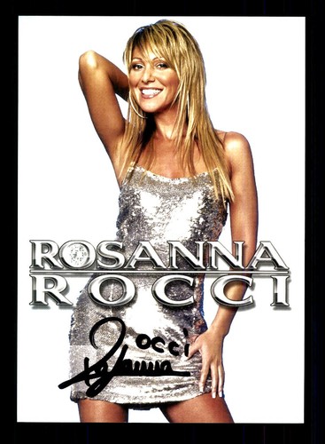 Rosanna rocci autogrammkarte - rocci,