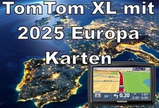 TomTom XL Navi mit Europa Karten von 2025 - Top GPS Navigationsgerät für Urlaub