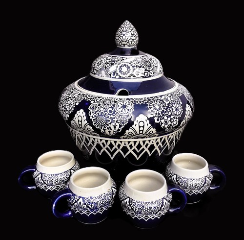 Bowle keramik jugendstil - keramik, 3
