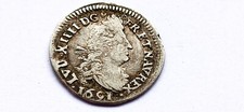 FRANKREICH 4 Sols aux 2 L 1691 Troyes Louis XIV 1643-1715