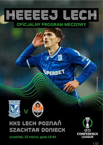 Official programme lech poznan - official,