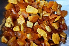 Baltischer Bernstein Ca. 340 Gramm 50 Millionen Jahre alt - Amber - Butterscotch