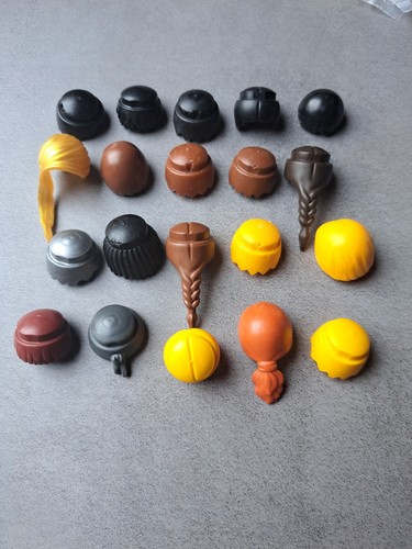 Playmobil zubehör 20x haare - playmobil,