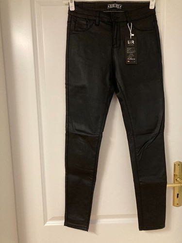 Damen hose lederoptik - damen,