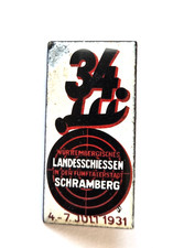 Blechabzeichen Emaille 34