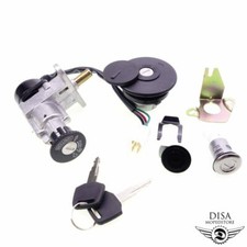 Schlosssatz 4 Polig Zündschloss Tankdeckel Schloss Set für GY6 Chinaroller