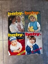 4x BABY + 2x KINDER Handarbeit Zeitschriften MUSTERBÖGEN Verlag für die Frau DDR