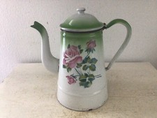 Alte Emaille Kanne Kaffeekanne