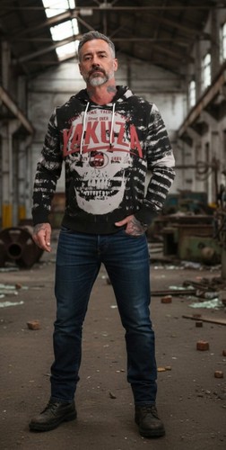 Yakuza kapuzen pullover - kapuzen,