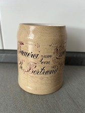 Alter Bierkrug 0,4L - Brauerei Zum Lincoln Philipp Bertrand Worms Pfalz 1900