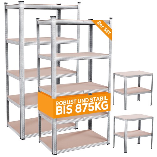 Eckregal schwerlastregal set - eckregal,