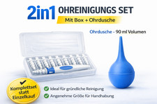 2in1 Ohrreiniger Set mit Box +