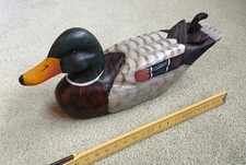 Handbemalte Holz Ente Deko