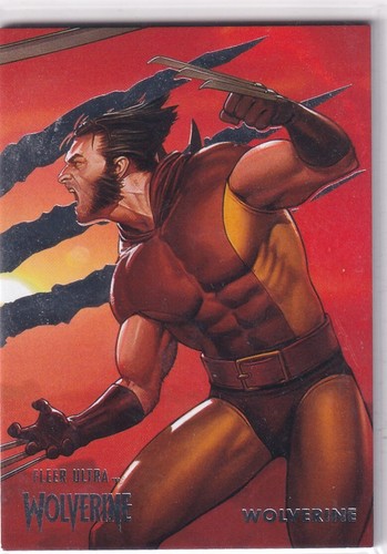 Fleer ultra marvel wolverine - fleer,