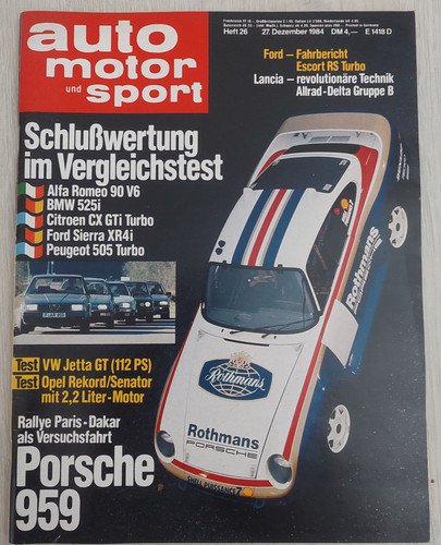 Auto motor sport 84 - auto, 26/84