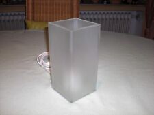 IKEA Grönö B0011 Quader Glas milchig eckig - Lampe Leuchte Tischlampe