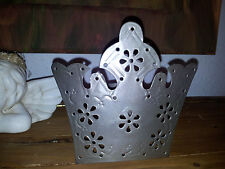 Teelichthalter Kerzenständer Krone kerzenhalter Metall Vintage Shabby Landhaus 