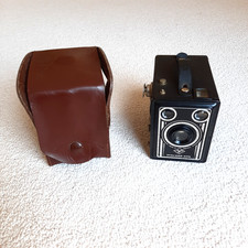 Agfa Synchro Box Kamera | Vintage, Inkl. Ledercase