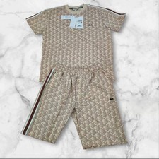 Lacoste Monogram Overall Beige