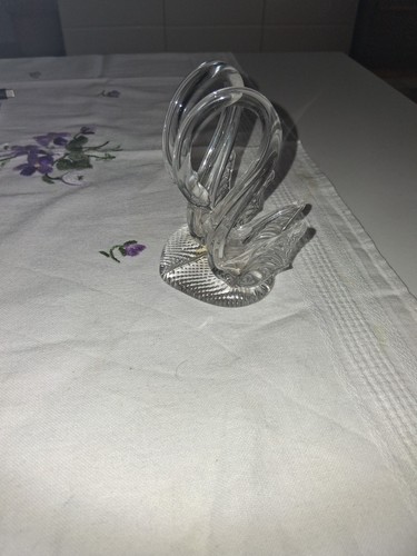 Glasskulptur schwanfigur - glasskulptur,
