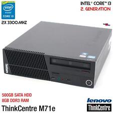 IBM LENOVO THINKCENTRE M71e 3132 i3 COMPUTER PC 500GB HDD 8GB RS-232 WINDOWS 10 
