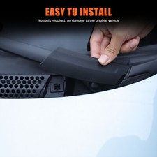 2PCS Black Front Wiper Scuttle